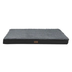  Juskys Hundebett Milow Orthopädisch 92x69cm - Hundekissen Flauschig & Stabil - Bezug Abnehmbar & Waschbar – Hundematte Für Mittlere Hunde - Grau