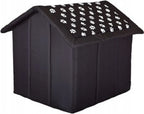  BUDCWL2 R4 Hundehöhle Katzenhöhle Hundebett Katzenbett Hundehaus Schlafplatz Hundekorb Hund Haus Hundehütte Schwarz In Den Pfoten R4: 60 X 55 X 60 Cm