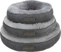  Donut Hundebett Bett Liano Grau, Maße:70cm Durchmesser