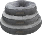 Donut Hundebett Bett Liano Grau, Maße:70cm Durchmesser
