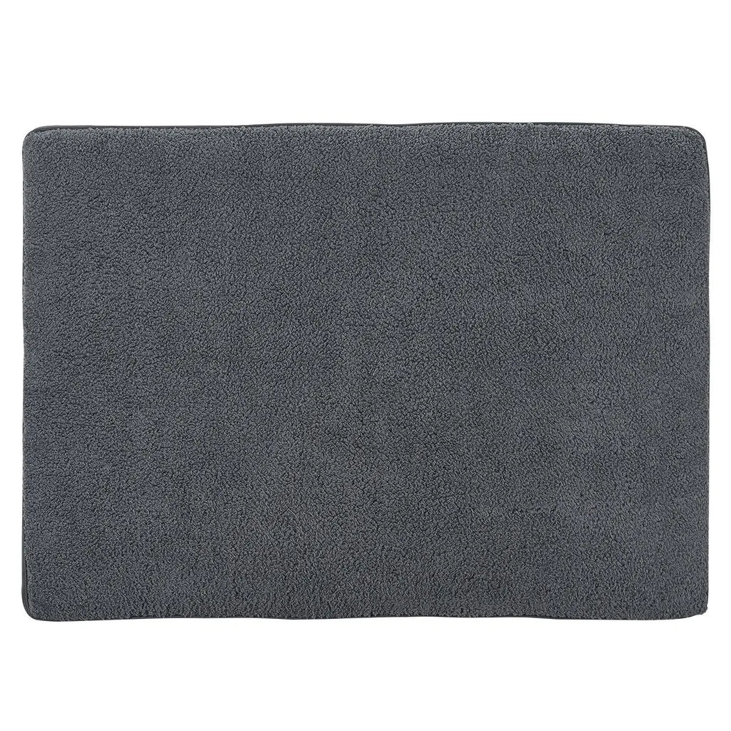  Juskys Hundebett Milow Orthopädisch 92x69cm - Hundekissen Flauschig & Stabil - Bezug Abnehmbar & Waschbar – Hundematte Für Mittlere Hunde - Grau