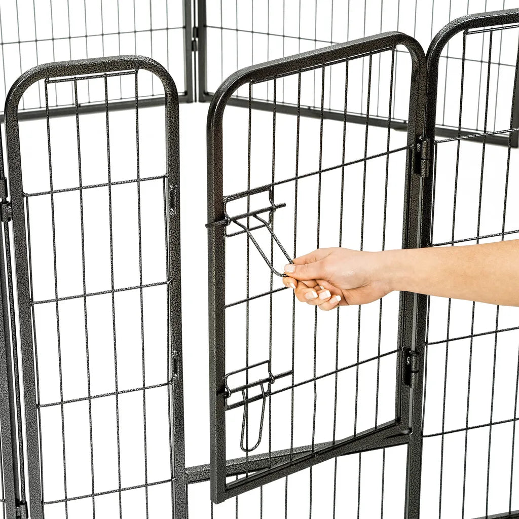  Tectake Welpenauslauf 8-eckig - 80 Cm