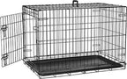  Hundekäfig Mit Türen Faltbar Hundebox Gitterbox Transport Käfig Drahtkäfig«, In Größe XL