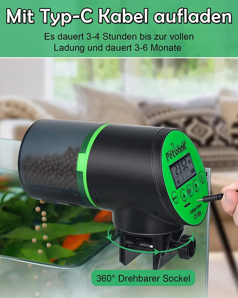  Petbank Fisch Futterautomaten Für Aquarium Und Fischtank