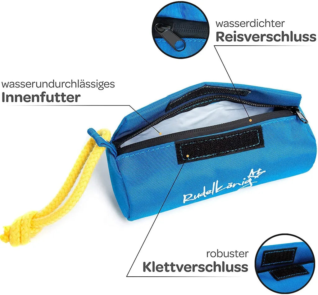 Rudelkönig Hunde-Futterspender Rudelkönig - Futterbeutel Für Hunde - Apportierdummy Zur Hundeerziehung, Widerstandsfähig, Wasserabweisend & Langlebi