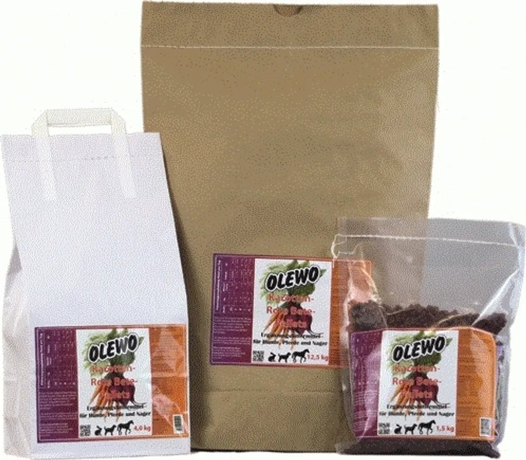  Olewo Karotten - Rote Bete - Pellets 12,5kg