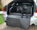  Hundebett Kofferraum Bett Schwarz L (100x80x38cm) Travel Autohundebett Schutzdecke Kunst Leder Autositz