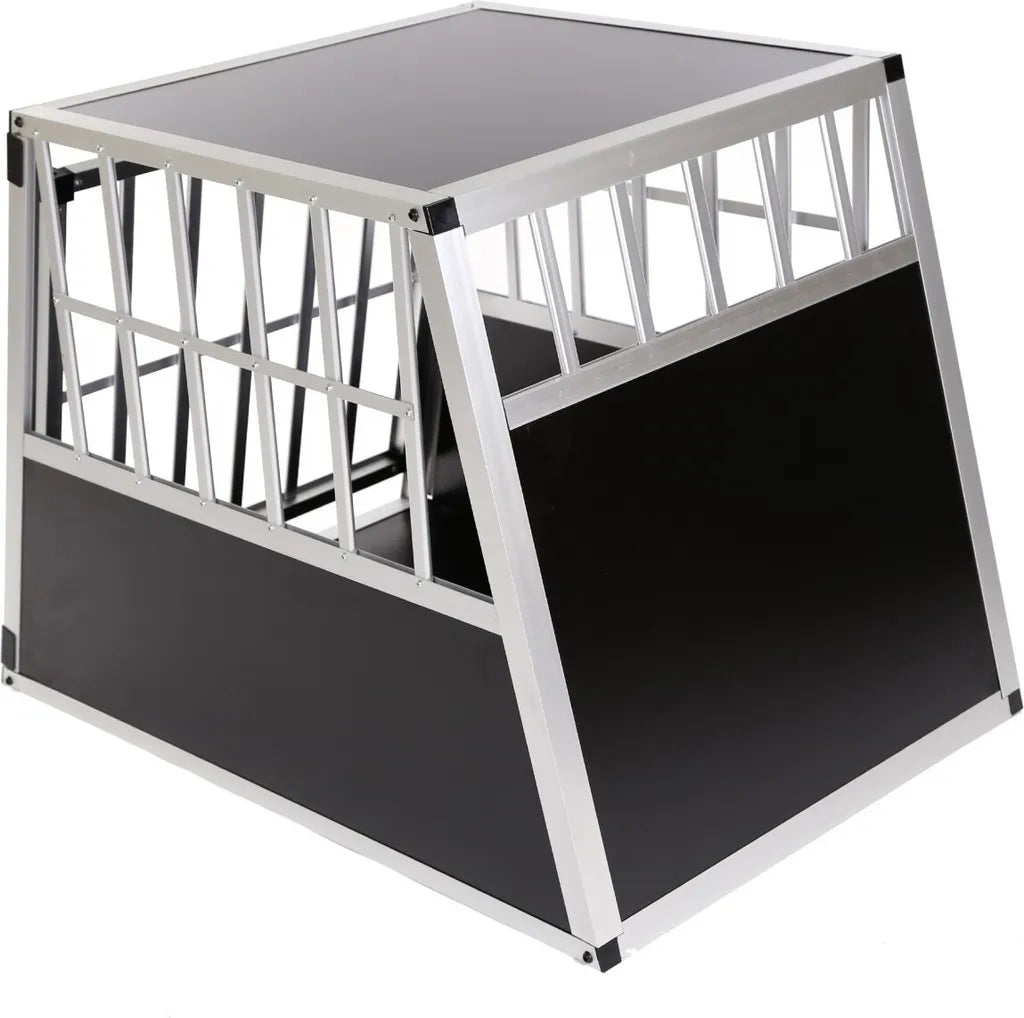  Zoomundo Hundetransportbox / Kofferraumbox Aus Aluminium - 1-Türig Premium