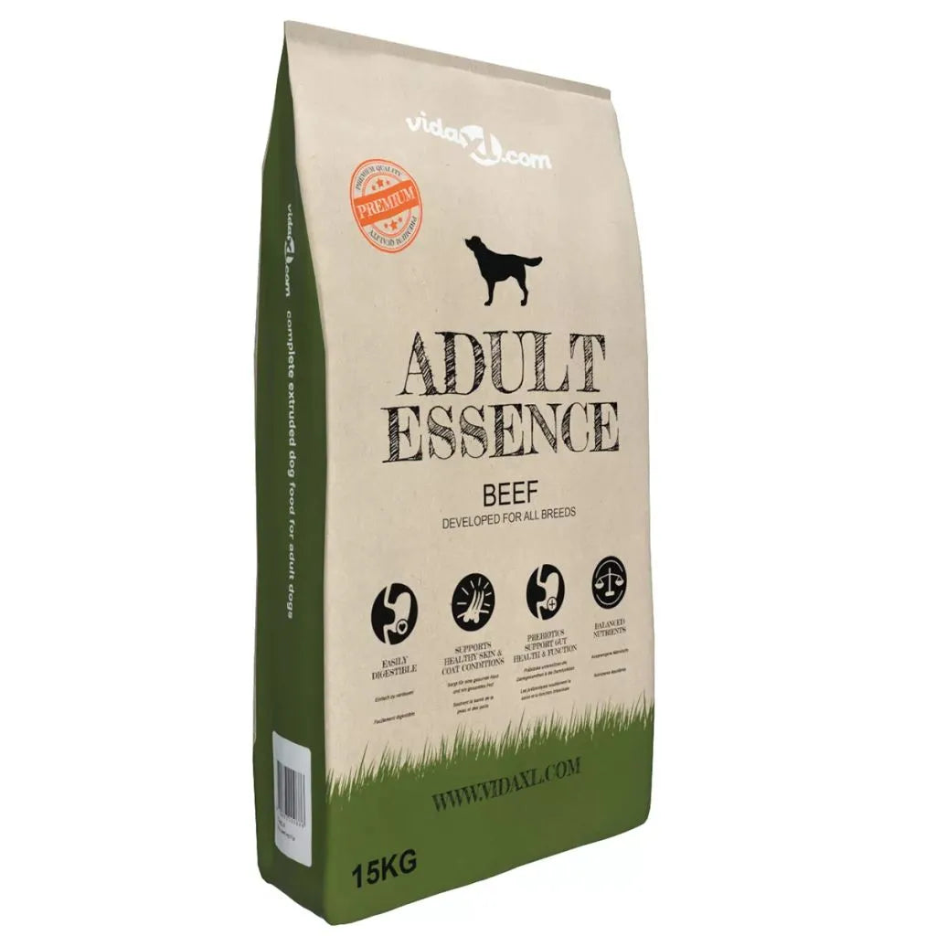  VidaXL Premium-Trockenhundefutter Adult Essence Beef 15 Kg
