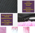  The Pets Smile Plüsch Hundekorb,Hundesofa,Hundekissen,Hundebett,Hundekörbchen,waschbar, Plüsch Kissen, Für Große Hunde
