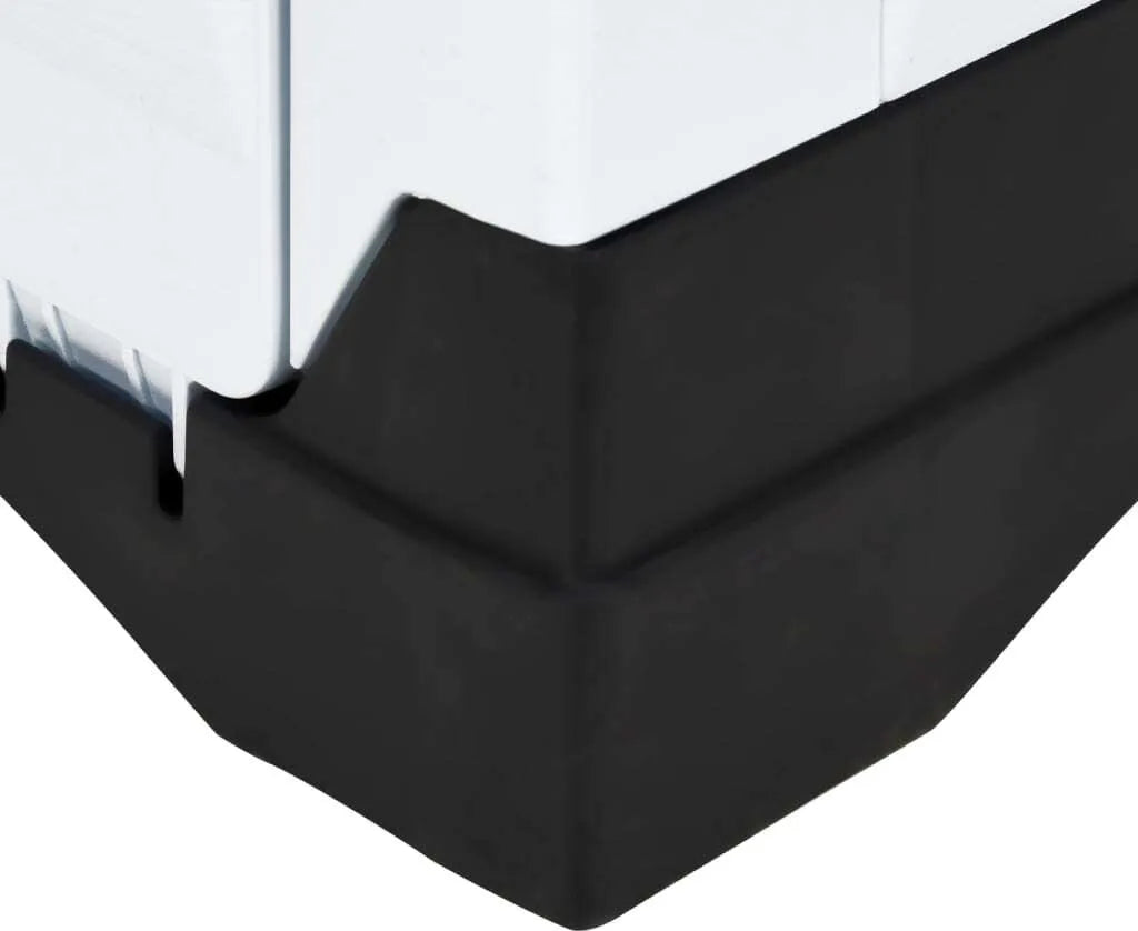  VidaXL Hundehütte Grau 90,5x68x66 Cm Polypropylen