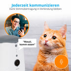  MEDION Smarter Futterautomat (Futterspender Für Hunde Und Katzen, Trockenfutter, Fütterungszeiten, Portionenanzahl, Steuerung Per App, HD-Video Kamera, MD60228)