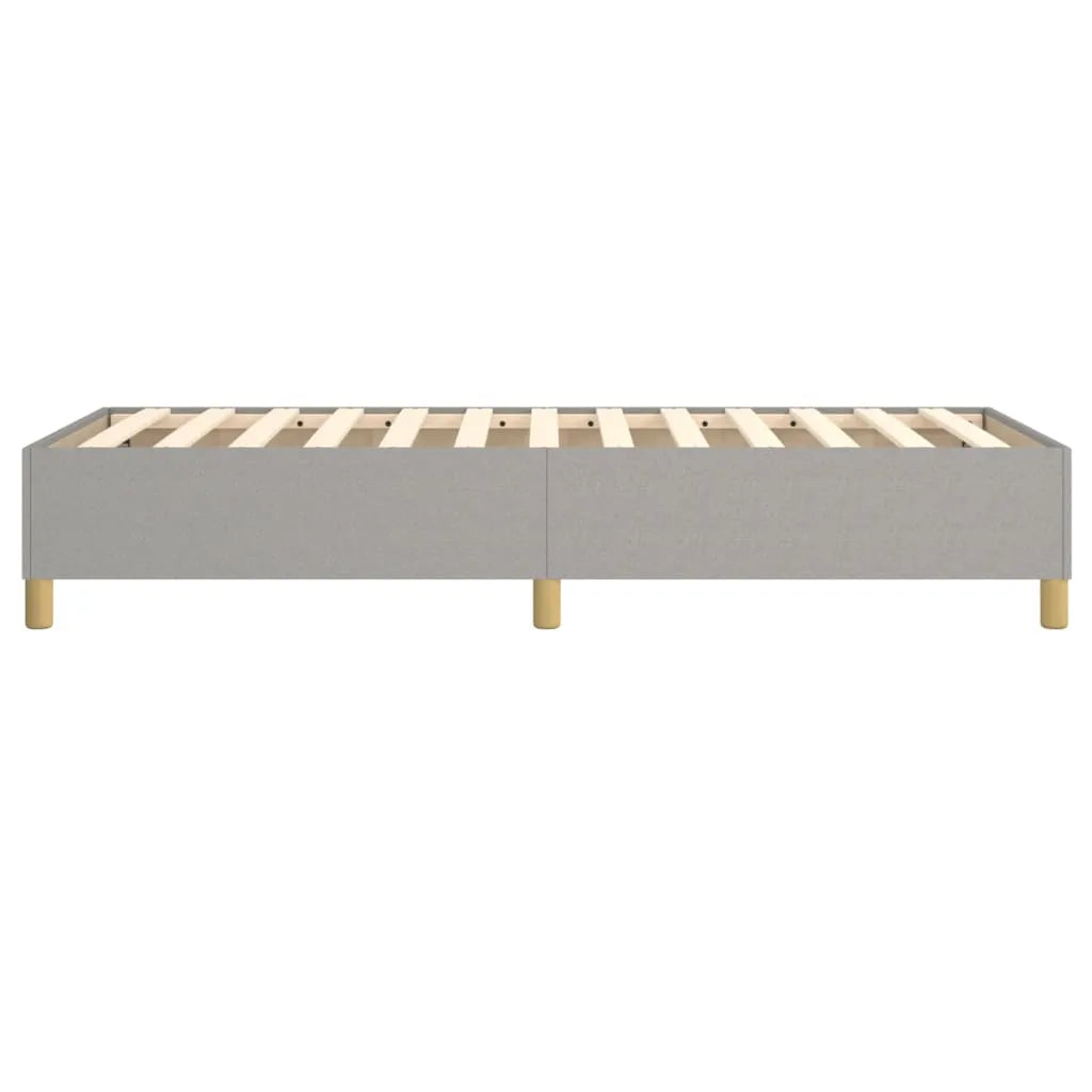  VidaXL Boxspringbett Hellgrau 90x200 Cm Stoff
