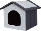  Hobbydog Hundehaus Hundehöhle Hundehütte Stoff INARI Tierhaus Taubegrau Graphit R2: 44 X 38 X 45 Cm