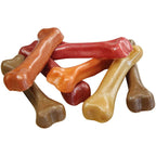  PLUTOS® 10 Stück Käse & Lamm (Größe L) - Kauknochen - Ohne Zuckerzusatz - Allergiker Geeignet - Fettarm