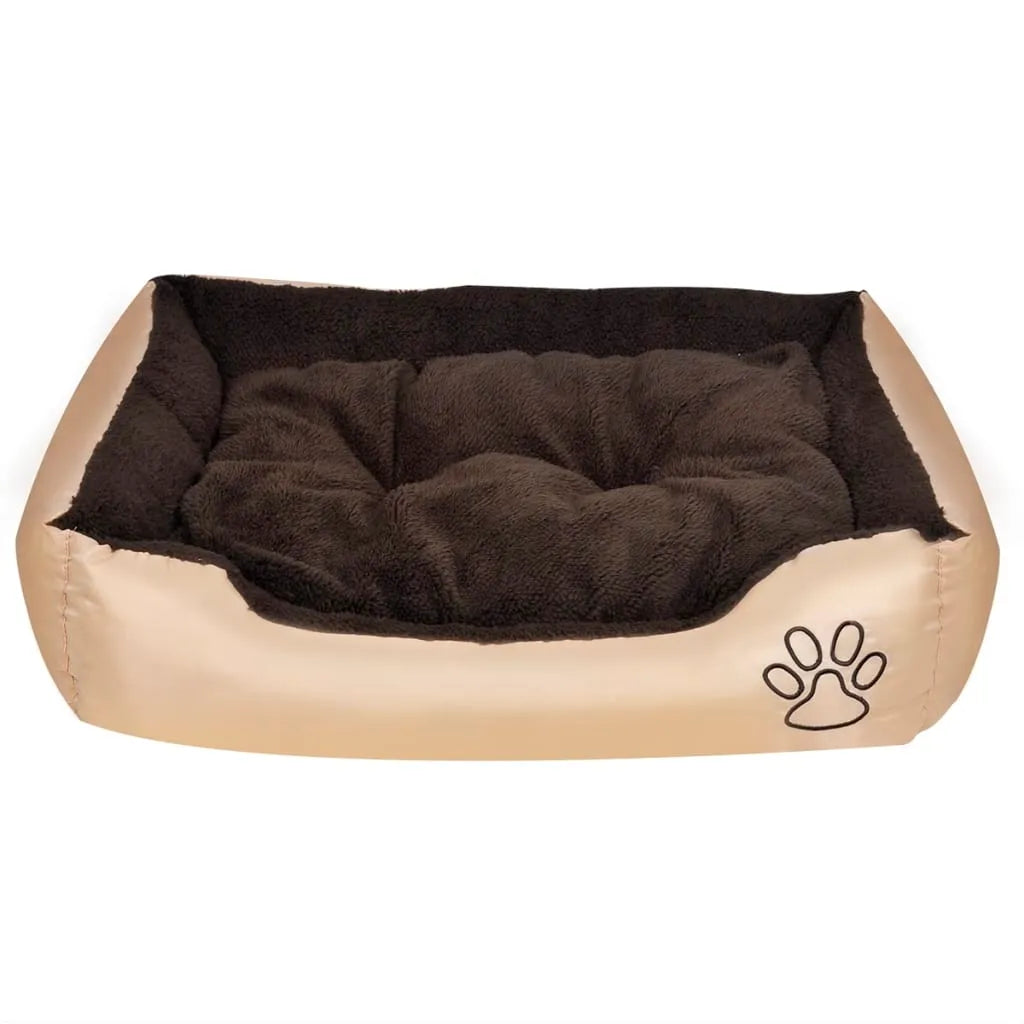  VidaXL Hundebett Mit Weicher Polsterung Gr??e XL Beige