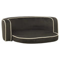  VidaXL Hundesofa Klappbar Dunkelgrau 73x67x26 Cm Plüsch Kissen
