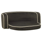 VidaXL Hundesofa Klappbar Dunkelgrau 73x67x26 Cm Plüsch Kissen