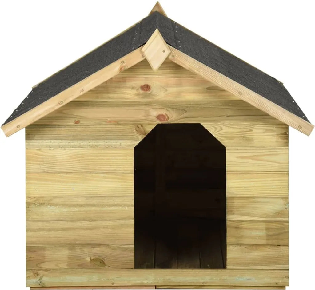  VidaXL Hundehütte Mit öffnendem Dach Imprägniertes Kiefernholz