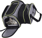  Faltbare Hundebox Transporttasche Transportbox Auto Für Katze Hunde Große Kleine Box Bag Mit Fleece-Matte 44.5 X 33 X 28cm