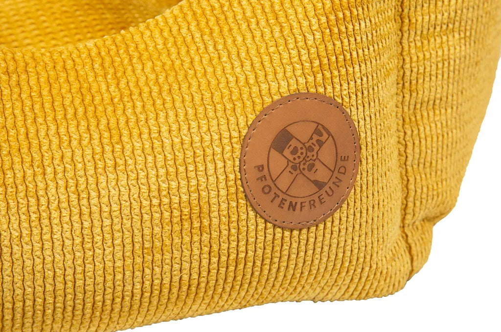  Hundebett Krone L - Gelb
