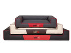  Hundebett Hundesofa Katzenbett Schlafplatz Matratze Tierbett - Victoria Lux - 118 X 78 Cm [Größe: XXL] - Braun Mit Pelz