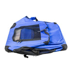  Hundetransportbox Transportbox Reisetasche Transporttasche Gr. XXL Hundebox Blau