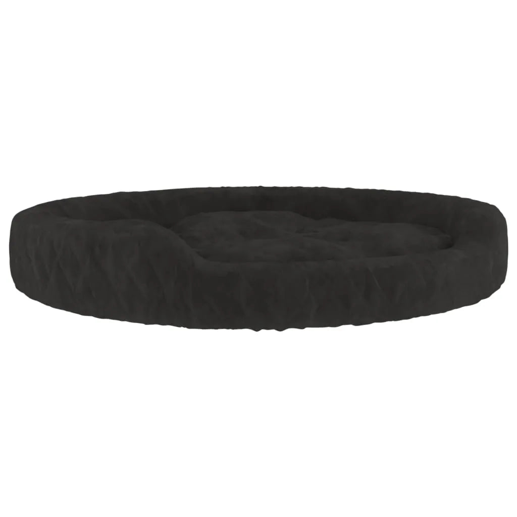  VidaXL Hundebett Schwarz 70x55x23 Cm Plüsch