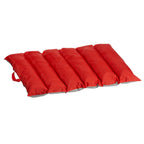  Hundekissen Faltbar Zum Mitnehmen Rot 80x60 Cm Hundematte Reisehundebett Kissen Schlafplatz Waschbar