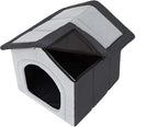  Hobbydog Hundehaus Hundehöhle Hundehütte Stoff INARI Tierhaus Taubegrau Graphit R2: 44 X 38 X 45 Cm