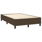  VidaXL Boxspringbett Dunkelbraun 120x200 Cm Stoff