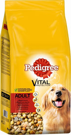  Pedigree 15kg - Adult Mit Rind & Gemüse