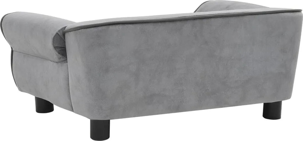  VidaXL Hundesofa Grau 72x45x30 Cm Plüsch
