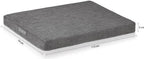  ONVAYA® Hundebett | Größe XXL | 112 X 74 X 5 Cm | 95 Grad Waschbar | Orthopädisch | Grau | Wasserdicht | Hundekissen | Liegekissen | Schlafplatz | Tierbett | Ruheplatz | Hundematte | Hundematratze