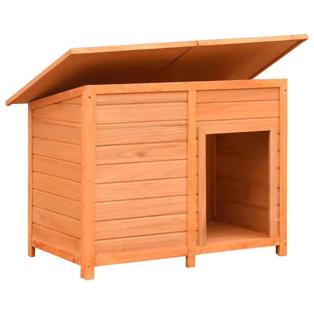  VidaXL Hundehütte Kiefernholz & Tannenholz 120x77x86 Cm