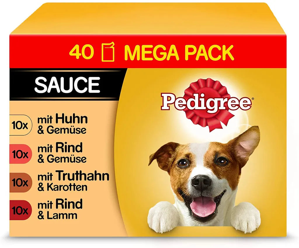  Pedigree 40x 100g - Adult Auswahl In Sauce