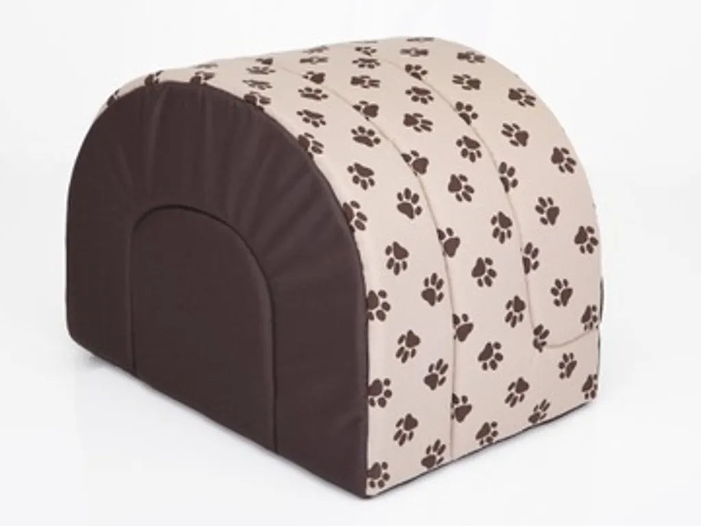  Hobbydog R4 Busbwl2 Hundehütte Souffleur Hundebett Katzenbett Schlafplatz XL Größe 4, 60 X 49 X 42 Cm Beige Mit Pfötchen