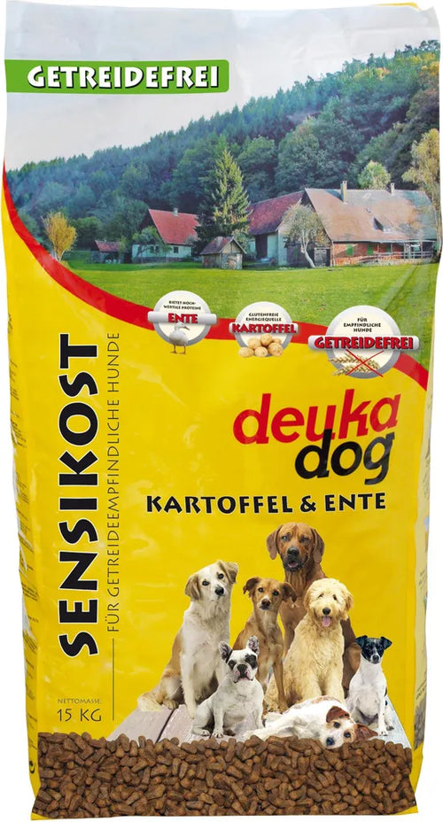  15kg Deuka Dog Sensikost Ente & Kartoffel