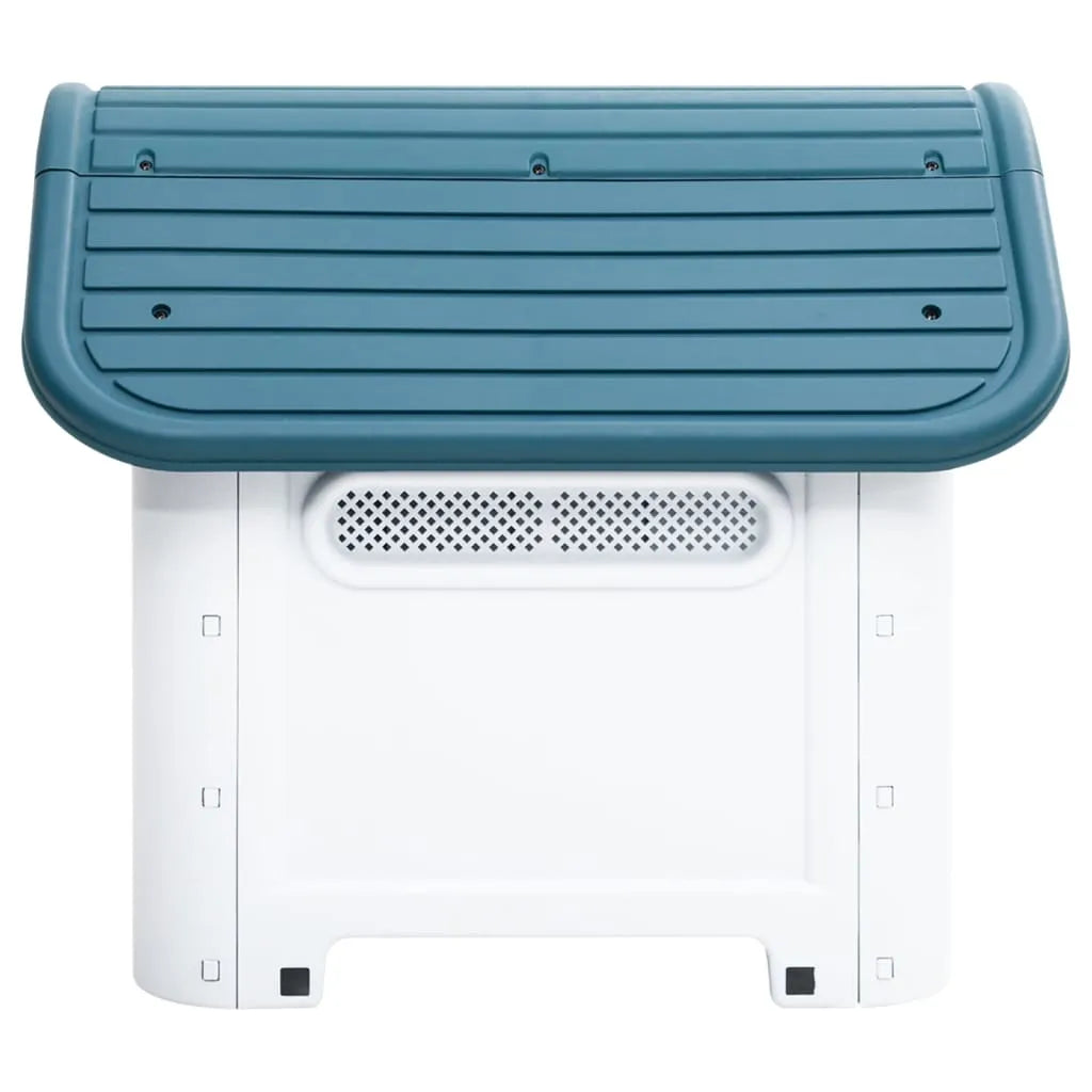  VidaXL Hundehütte Blau 59x75x66 Cm Polypropylen