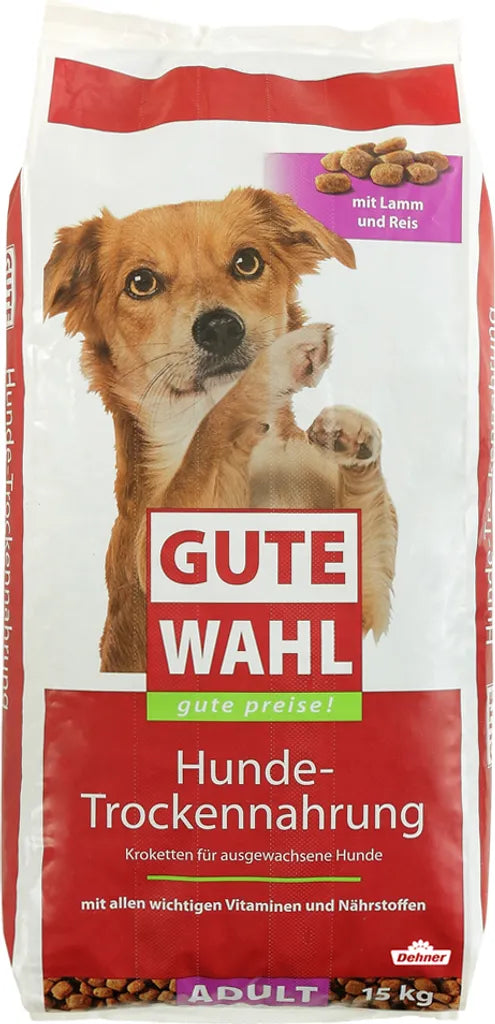  Gute Wahl Trockenfutter Für Hunde Adult, Lamm & Reis