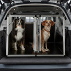  Doppelter Starrer Hundeträger Aluminiumkäfig 104x91x69cm Skaut XLHöhe (cm): 69, Breite (cm): 104, Tiefe (cm): 91, Zusammensetzung: ALUMINIUM, MDF, MELAMINE, Modelle: SKAUT XL