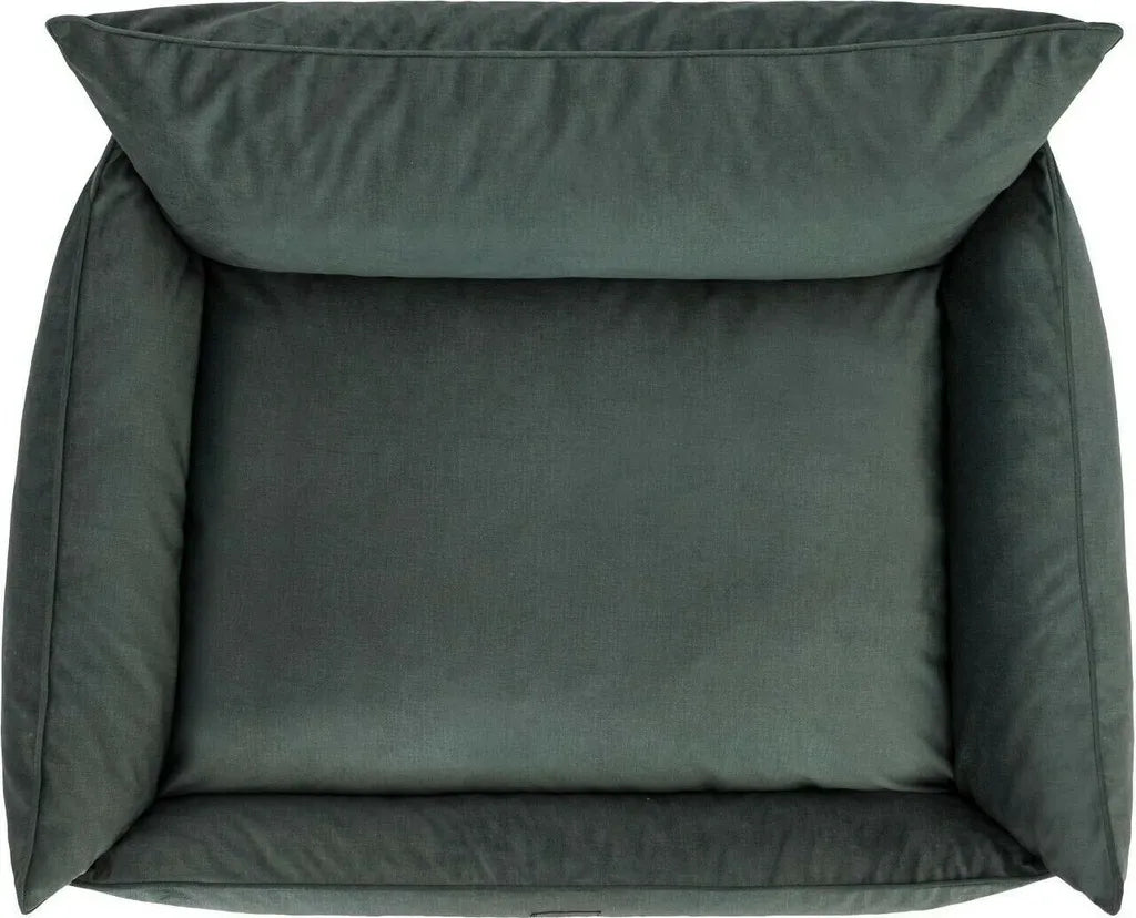  Orthopädisches Hundebett JOKER Bett Hund Sofa Schlafplatz Korb Matratze Tierbett 64x49 Cm Grün Velours