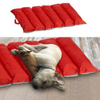  Hundekissen Faltbar Zum Mitnehmen Rot 80x60 Cm Hundematte Reisehundebett Kissen Schlafplatz Waschbar
