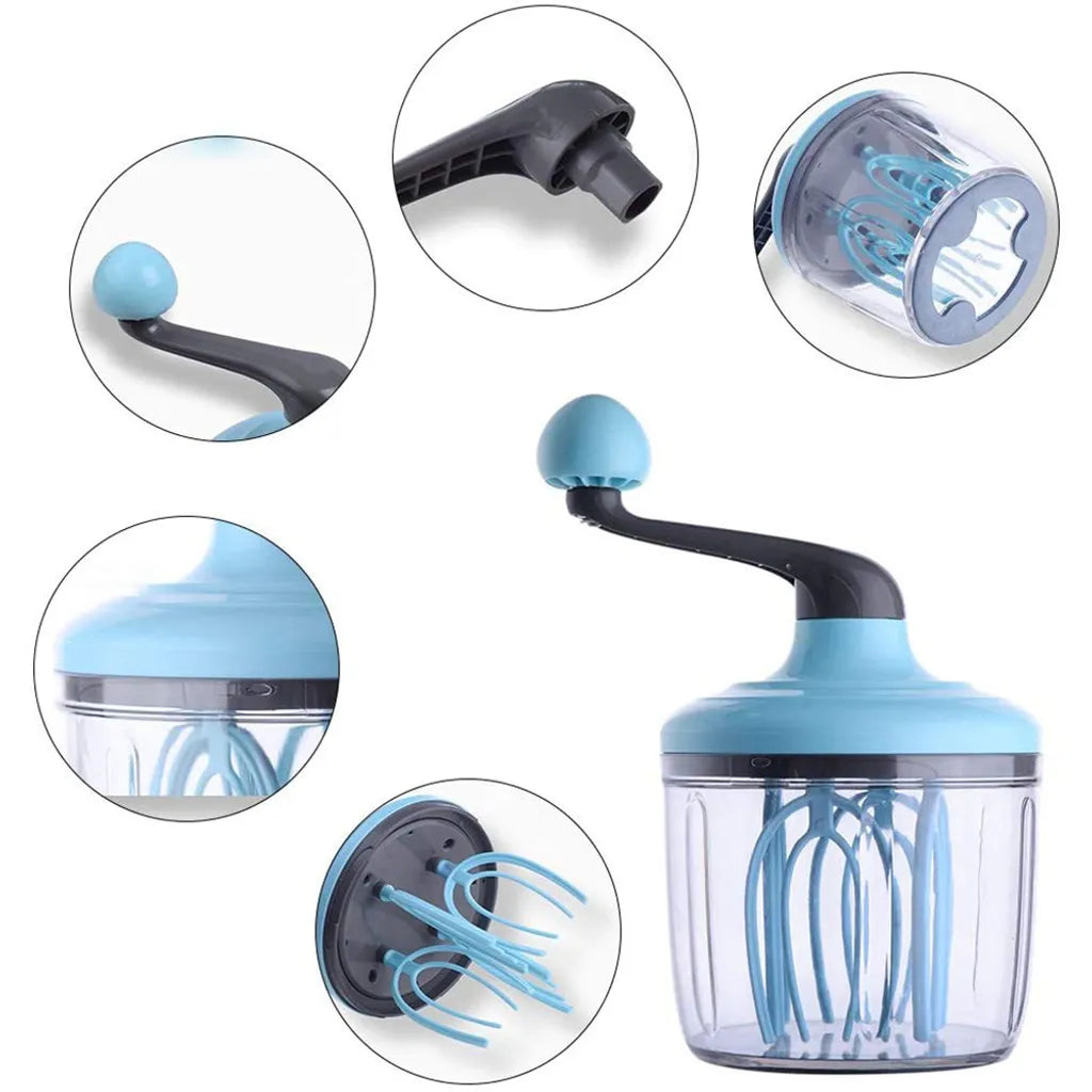  Schneebesen Küche, Milchschläger, Manueller Multifunktionaler Handmixer Für Sahne, Gefrostete Sahne, Kekse, Milchschaum, Instantbohnen, Küchenutensilien