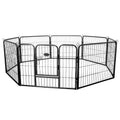  Zelsius Stahl Welpenauslauf "Rocky" Für Haustier, Faltbar | (B) 80 X (H) 60 Cm
