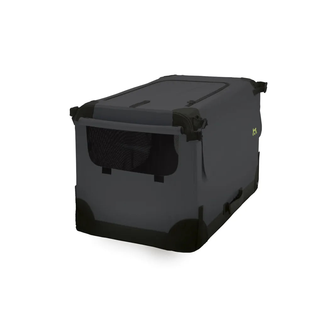  MAELSON Soft Kennel Transportbox, Faltbar - Anthrazit - 82 X 59 X 59