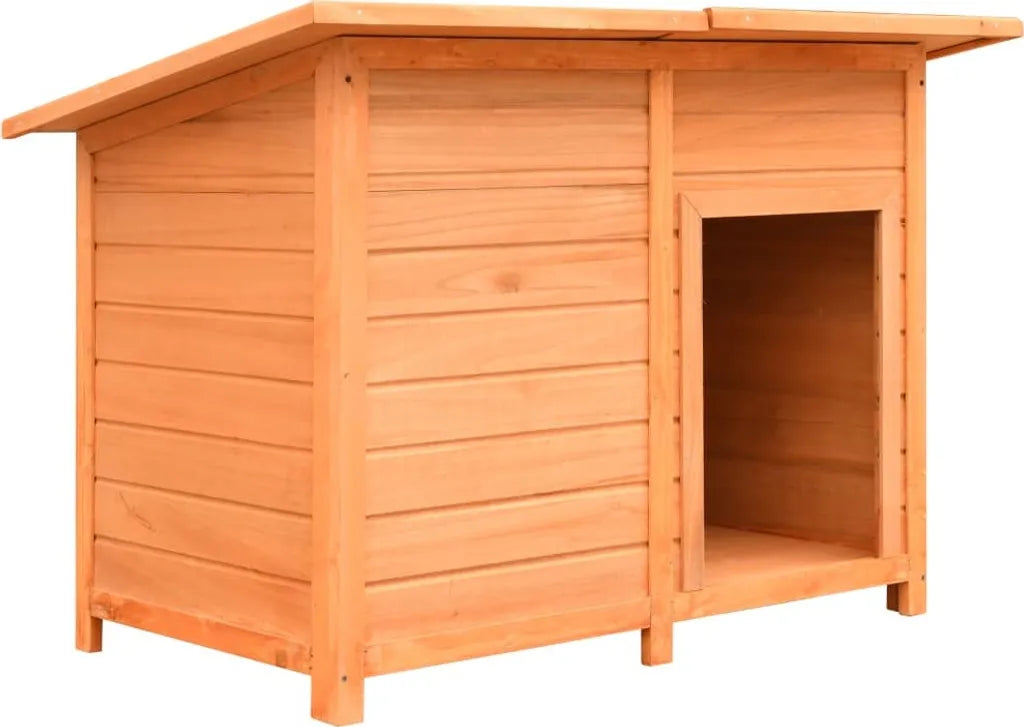  VidaXL Hundehütte Kiefernholz & Tannenholz 120x77x86 Cm