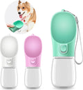  300ml Hundewasserflasche Tragbarer Trinknapf Für Haustiere, Reisen Im Freien Wasserspender Für Haustiere, Weiß