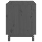  VidaXL Hundehütte Grau 70x50x62 Cm Massivholz Kiefer