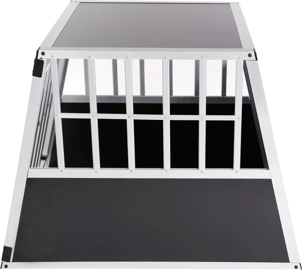  Zoomundo Hundetransportbox / Kofferraumbox Aus Aluminium - 1-Türig Premium
